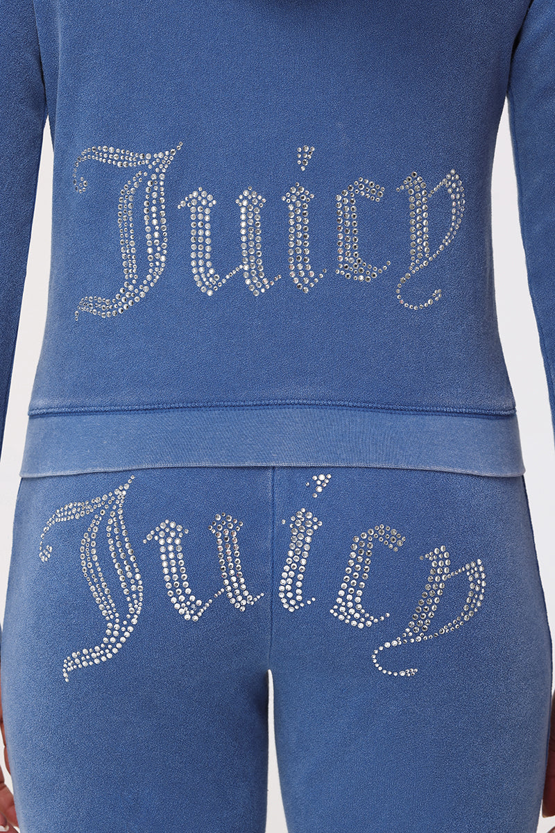 Big Bling Washed Terry Hoodie - Image 4