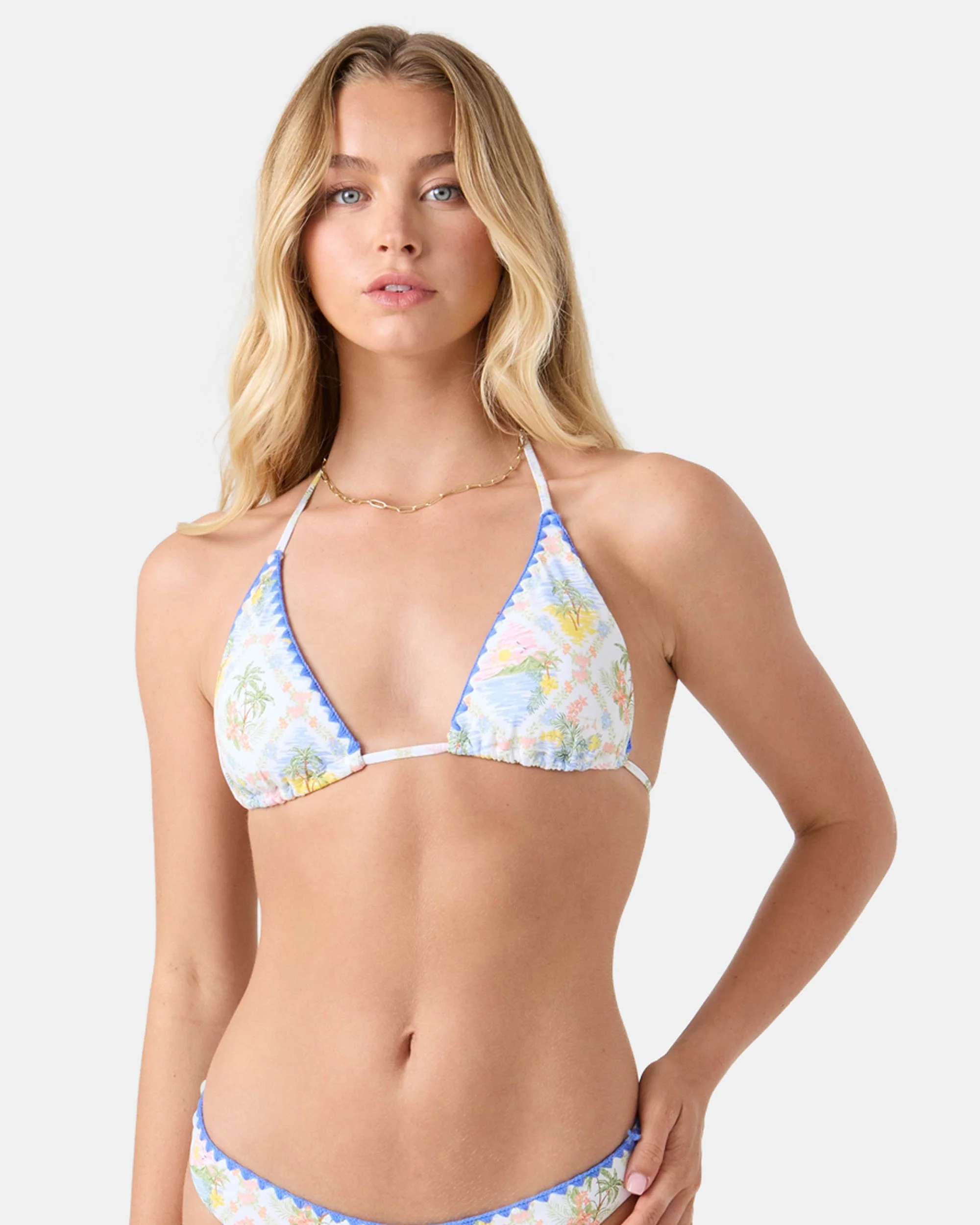 Catch My Drift Tiki Triangle Bikini Top - Image 2
