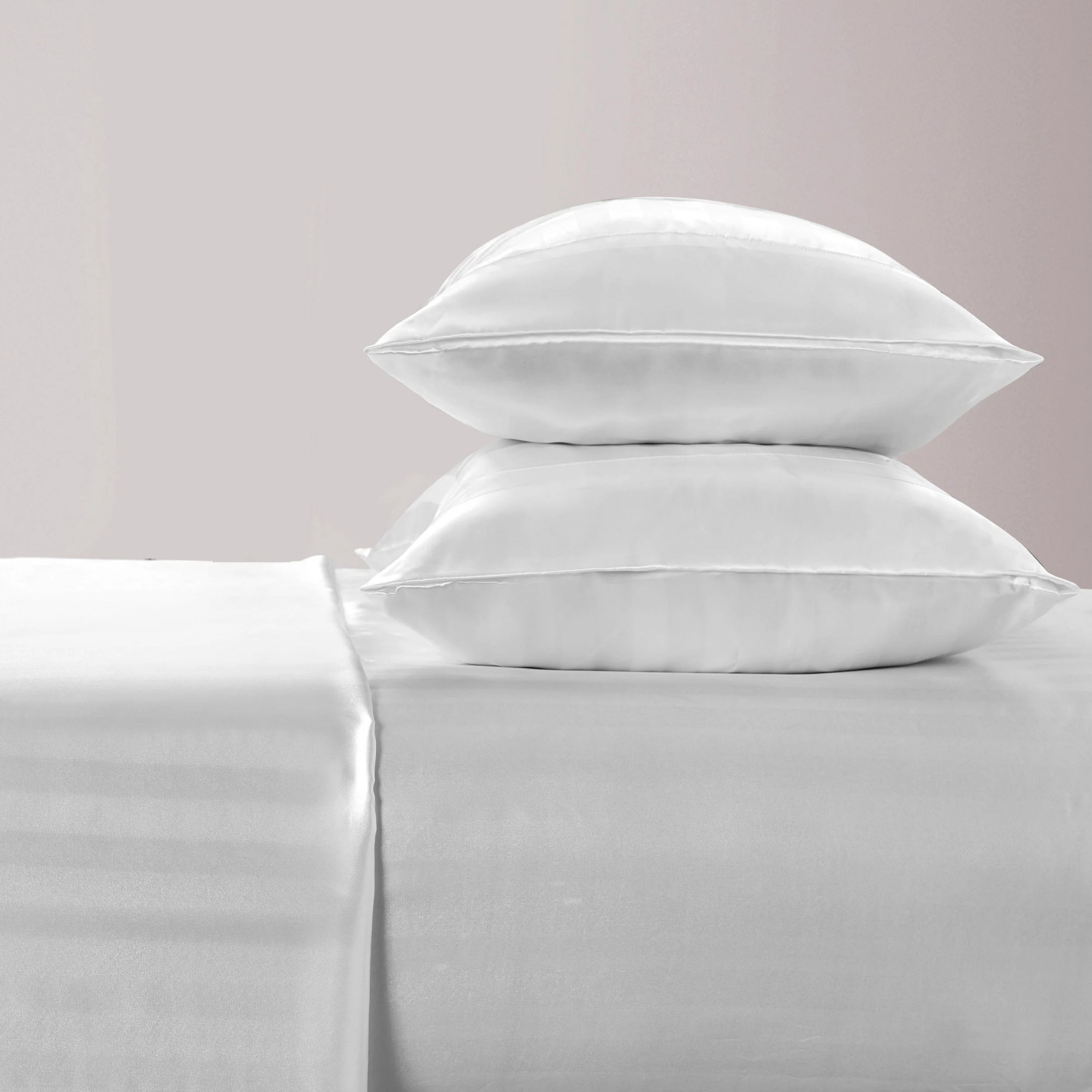 Damask Stripe Satin Sheet Set - Image 5