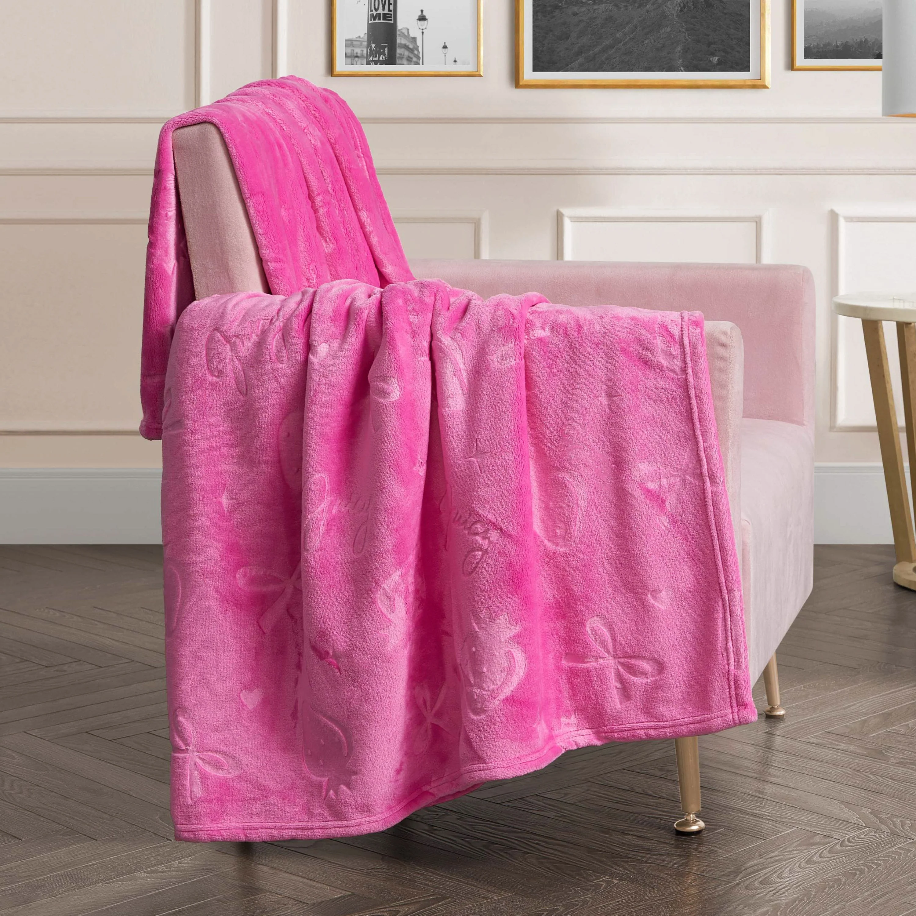 Embossed Plush Oversized Throw Blanket - Image 4