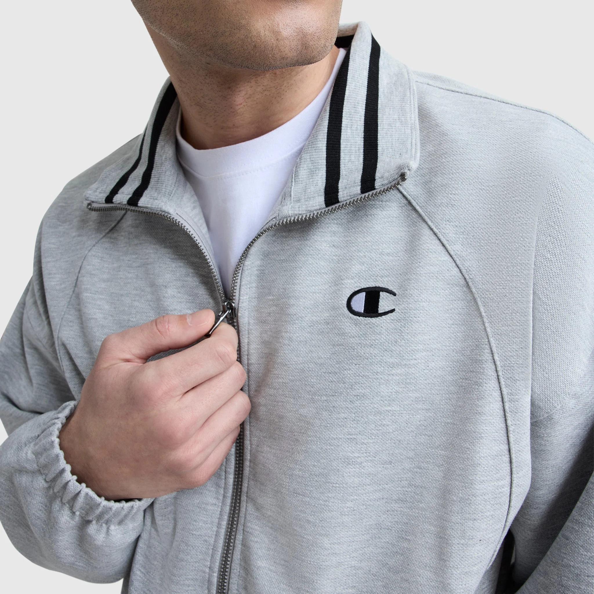 Gameday Full Zip Mock Neck, C Logo - Image 4
