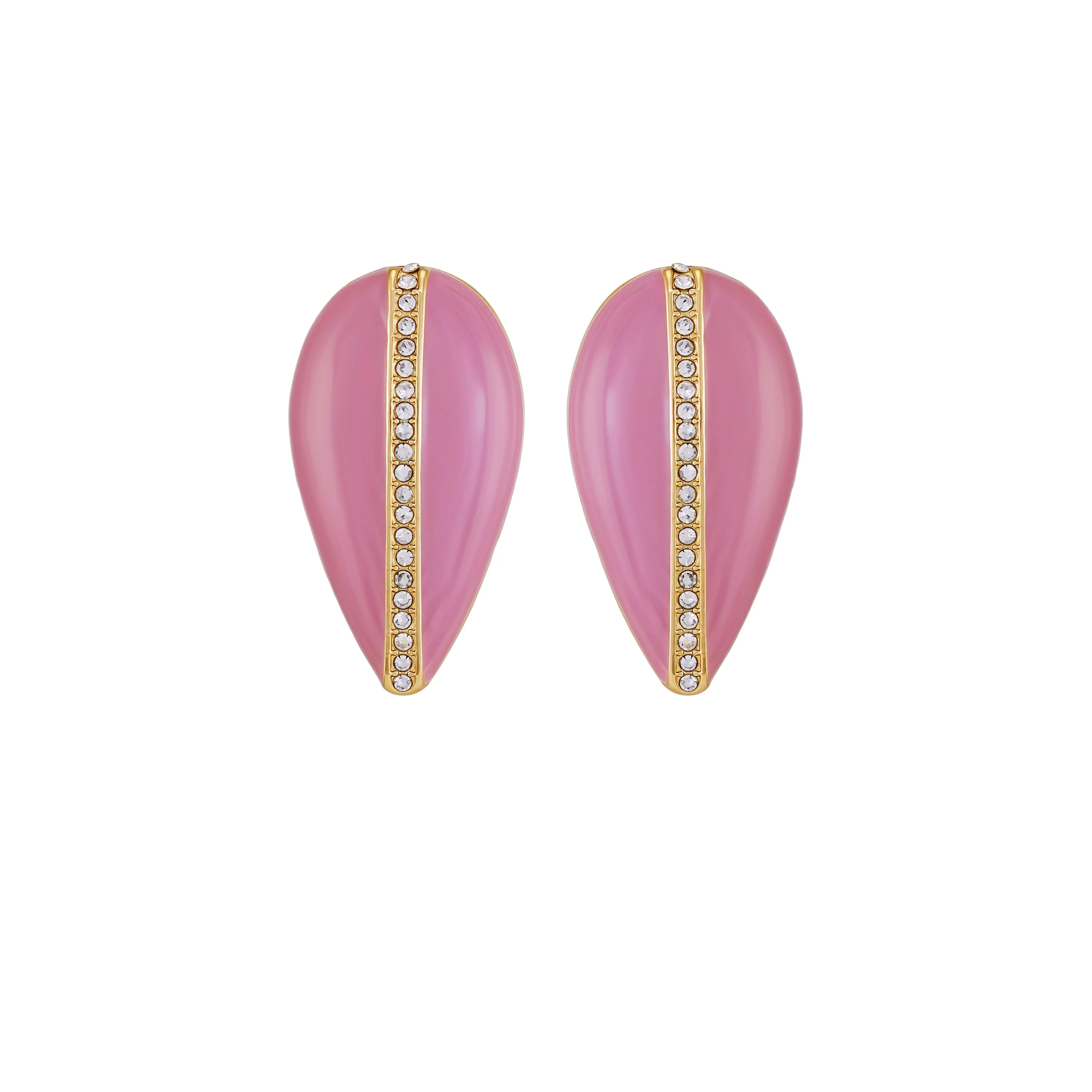 Gold Tone Teardrop Earrings