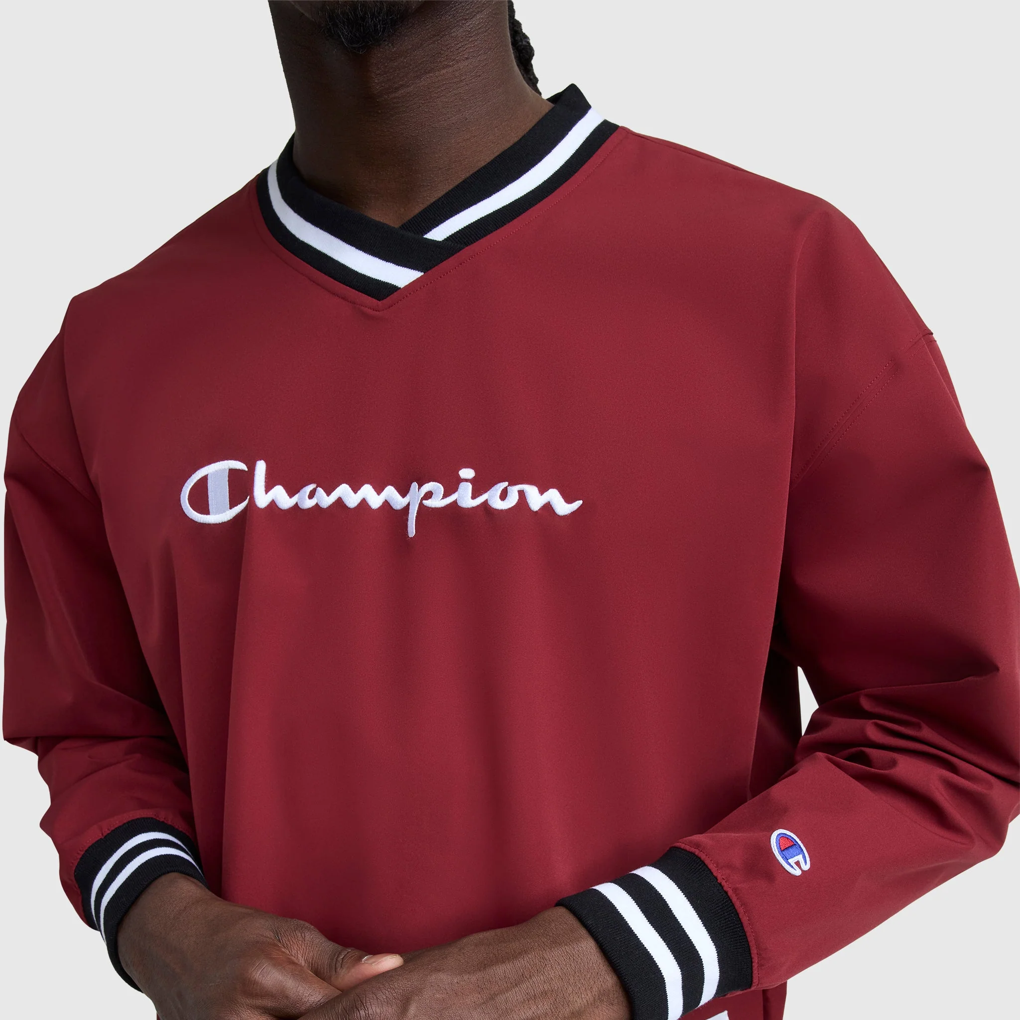 Gridiron V-Neck Pullover, C Logo - Image 4