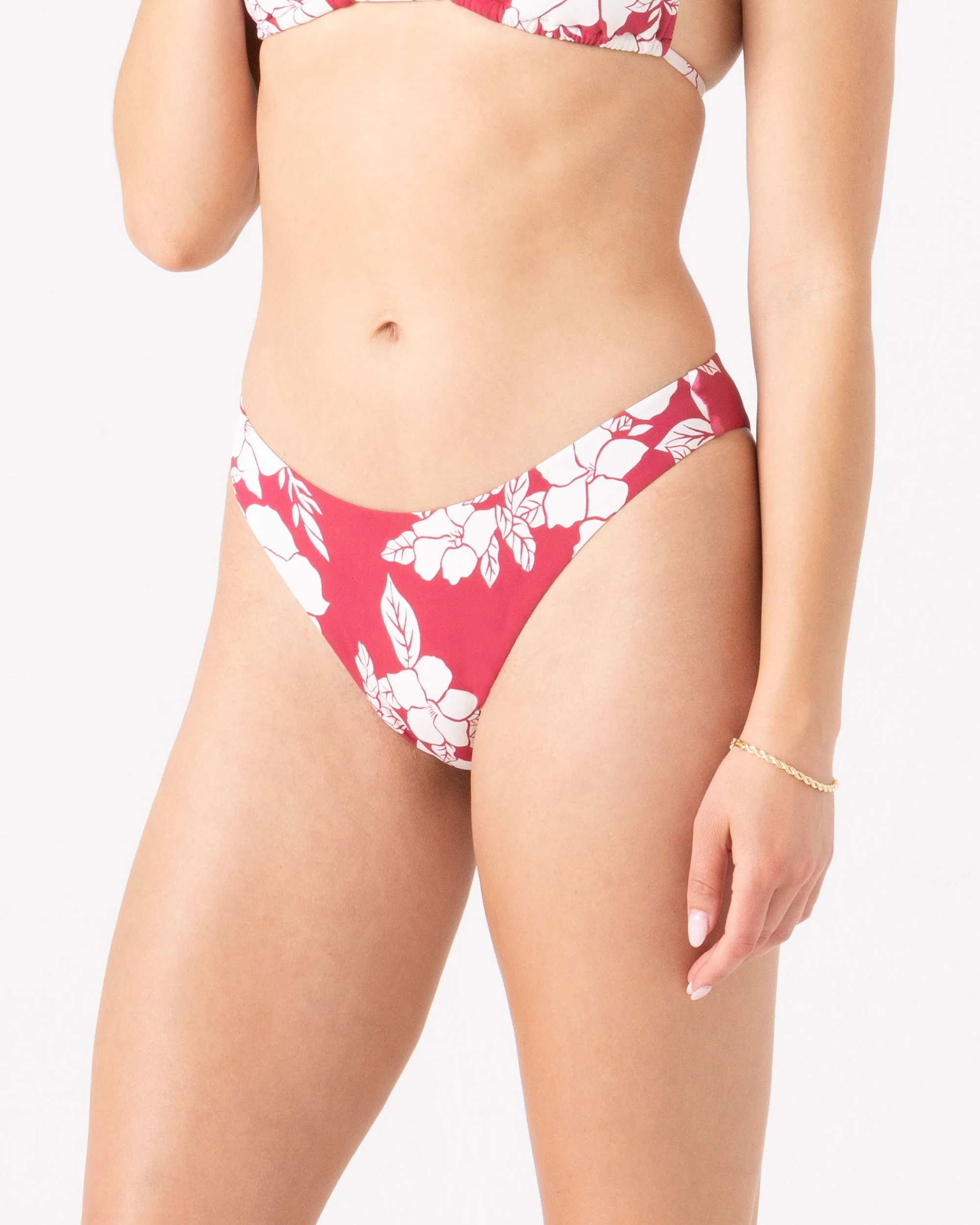 Hibiscus Hideaway Scoop Cheeky Bikini Bottom - Image 3