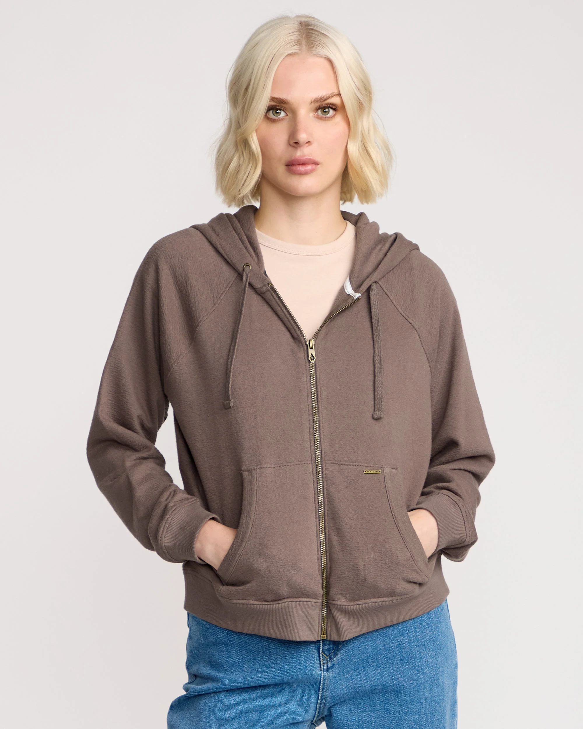 Women's Lived In Fleece Zip Hoodie - Image 3