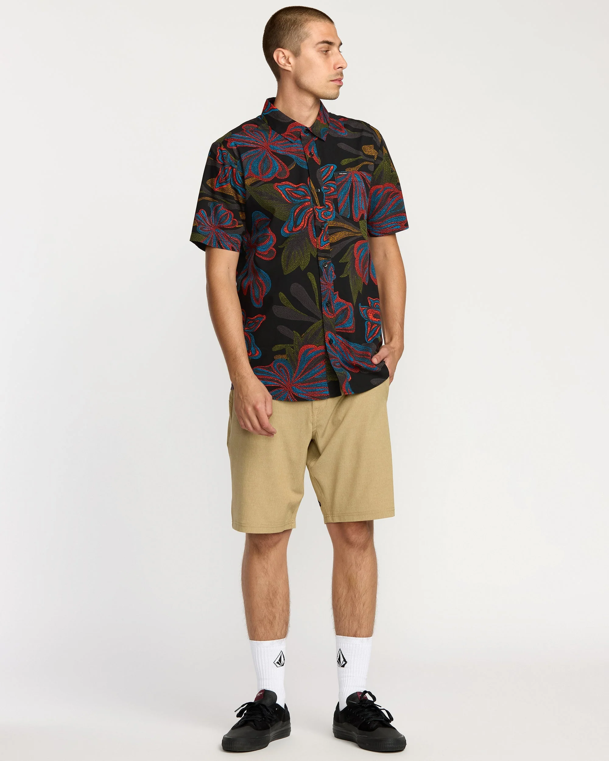 Men's Rendezvous Floral Short Sleeve Shirt - Image 5