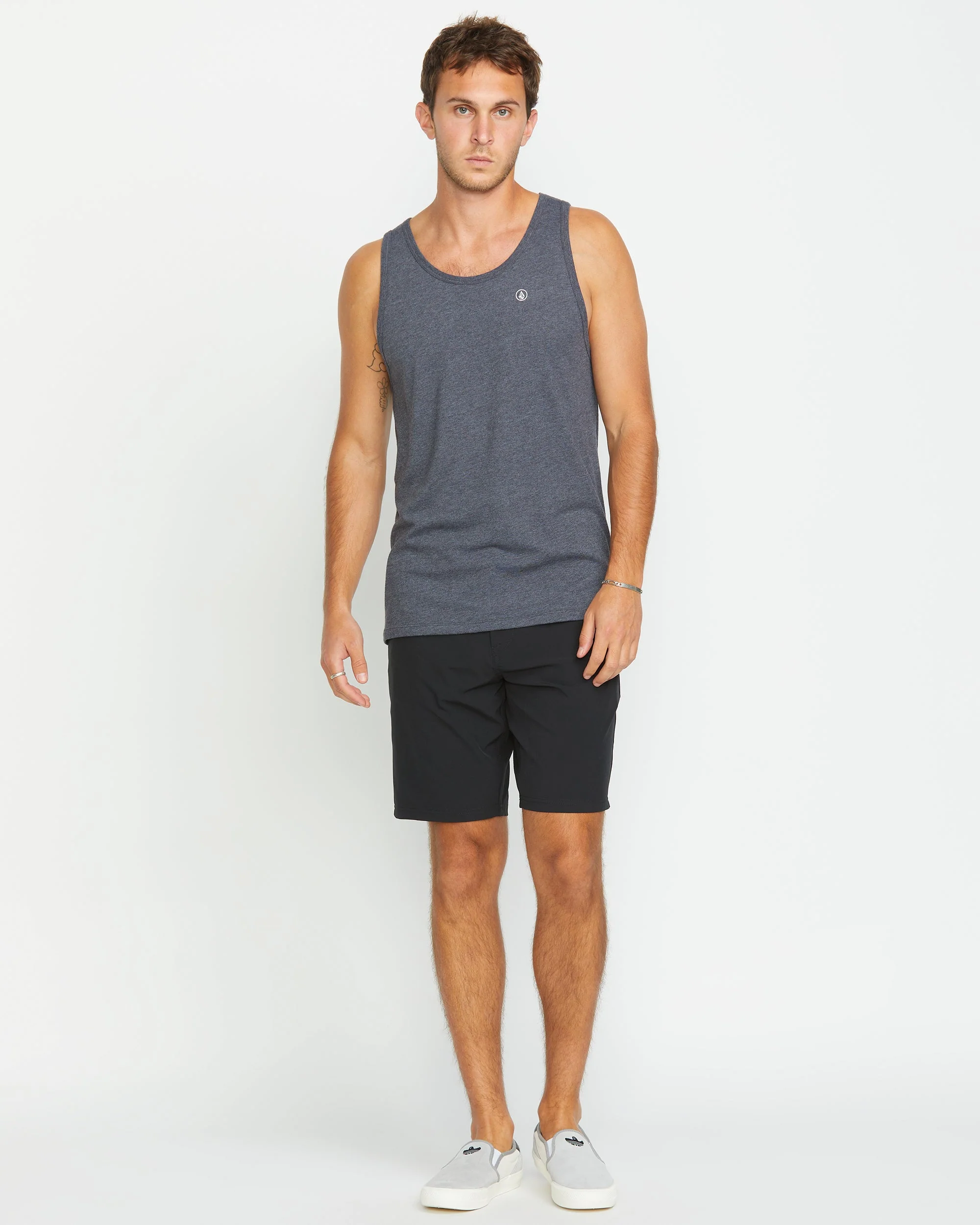 Men's Solid Heather Tank - Image 5