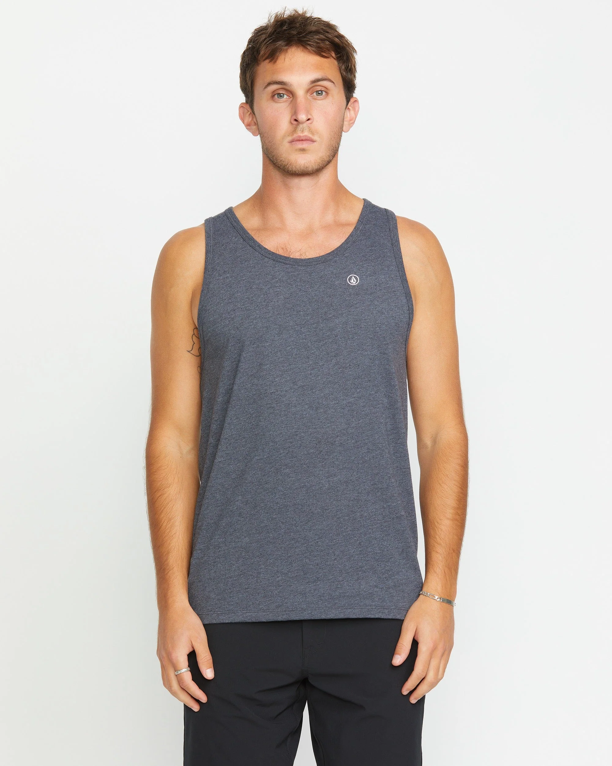 Men's Solid Heather Tank - Image 8