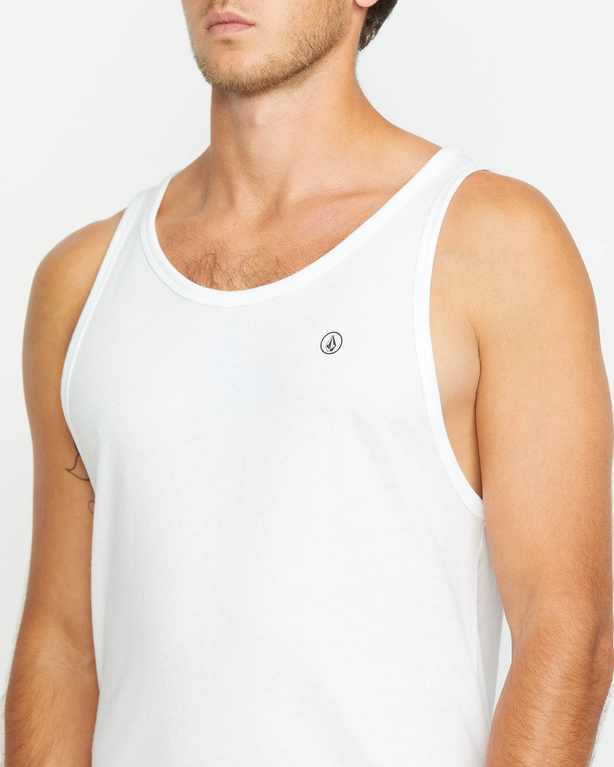 Men's Solid Heather Tank - Image 3