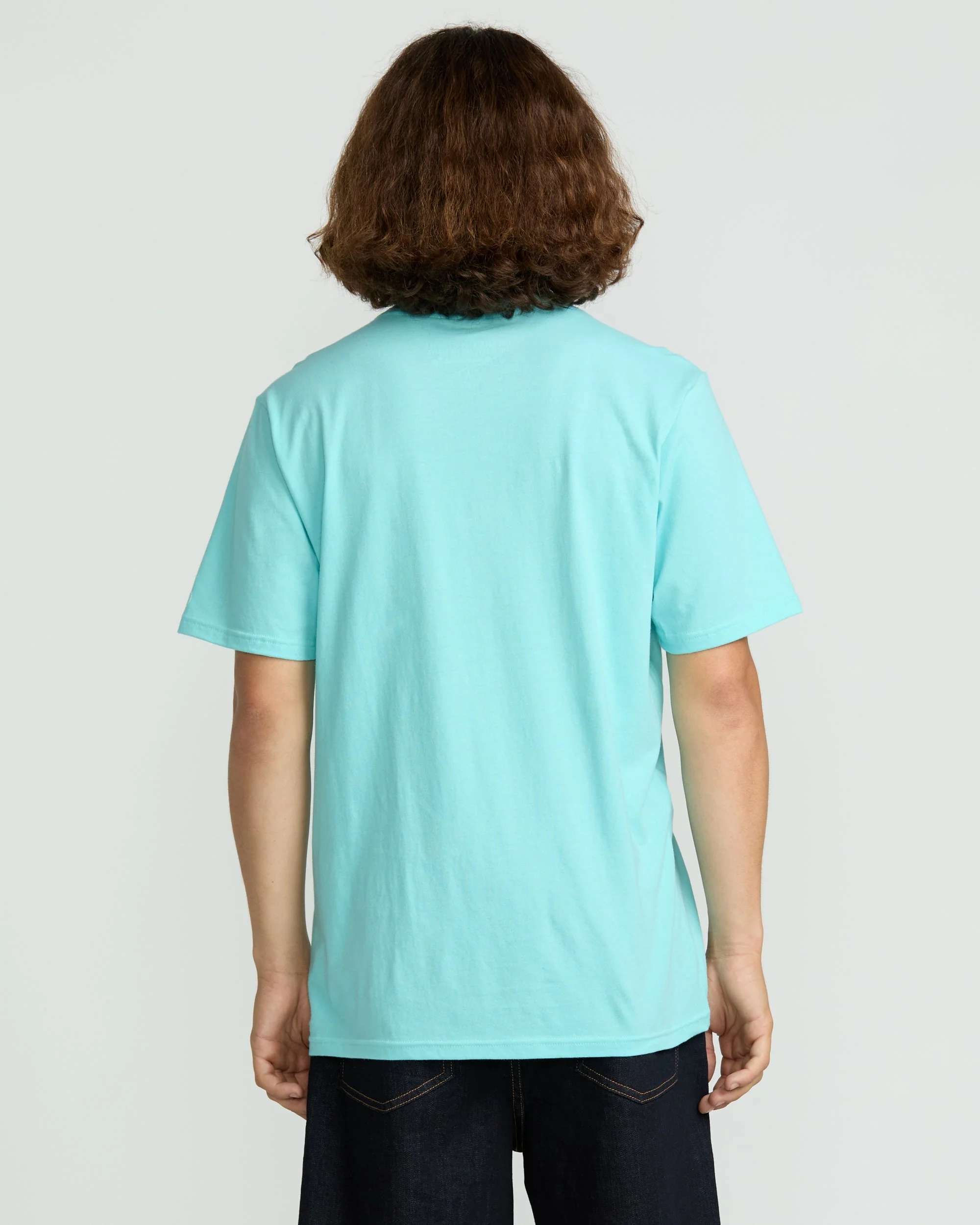 Men's Solid Short Sleeve Tee Pocket Tee - Image 2