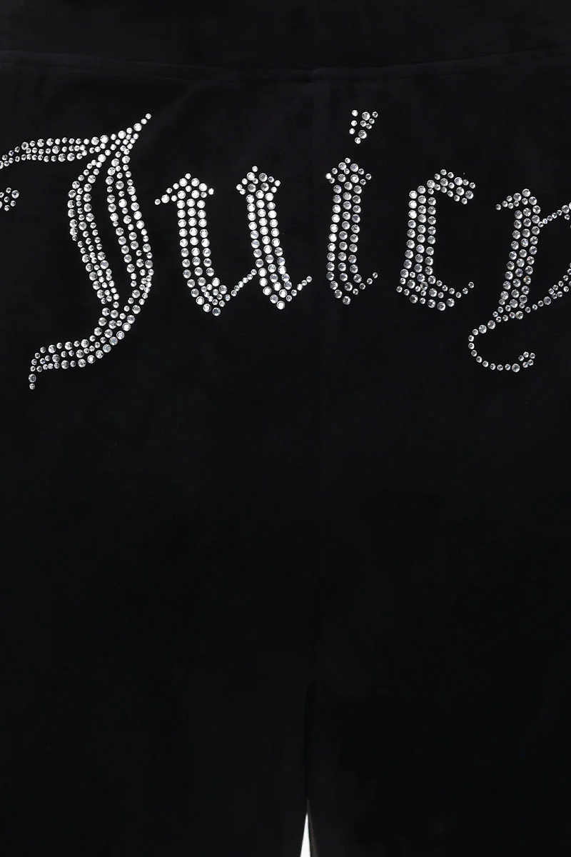 Plus-Size Big Bling Velour Jogger - Image 4