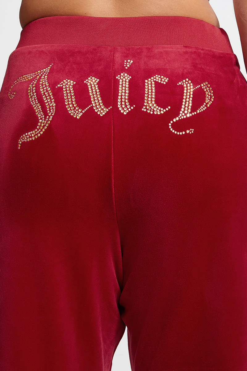 Plus-Size OG Big Bling Velour Track Pants - Image 3
