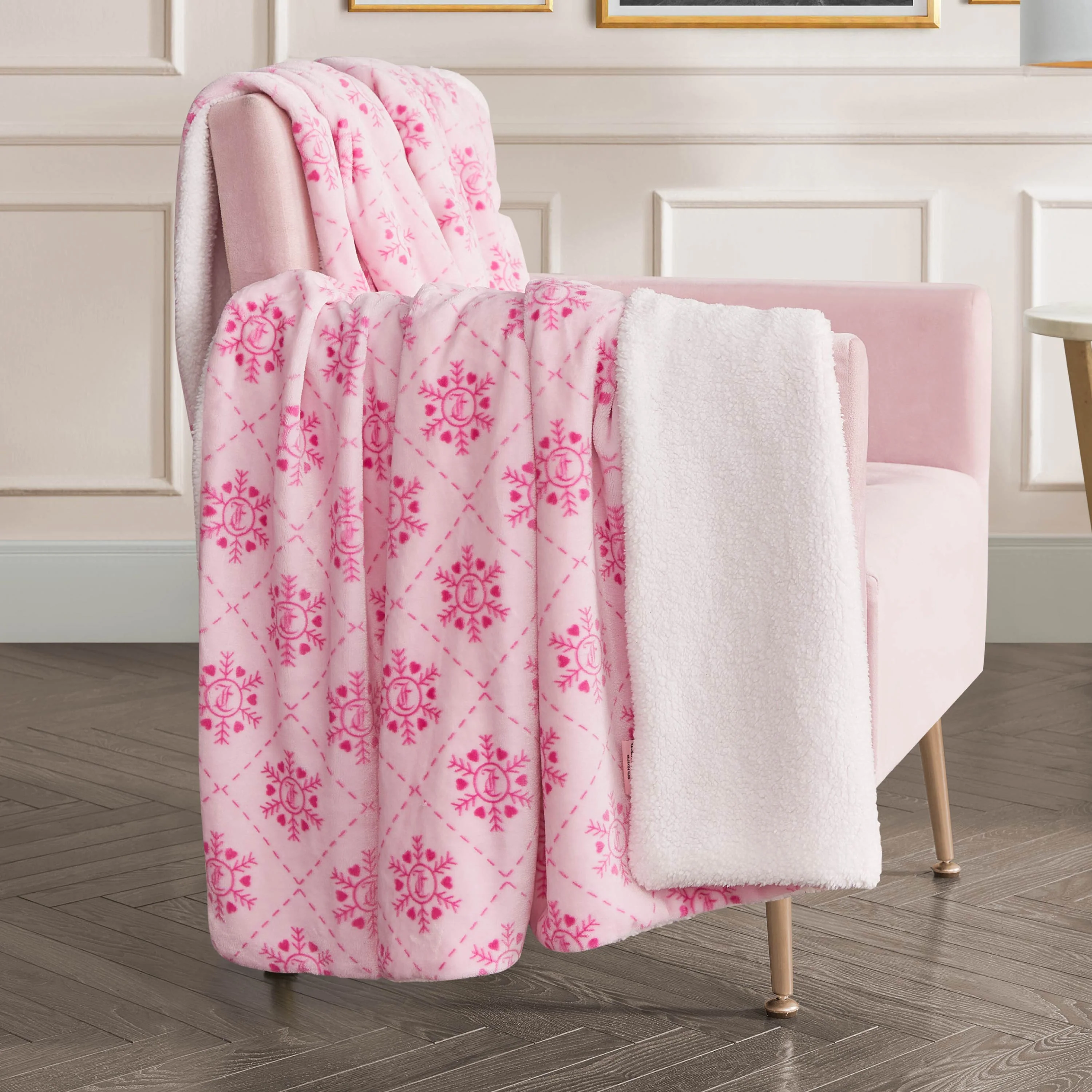 Plush Reversible Sherpa Throw Blanket - Image 4