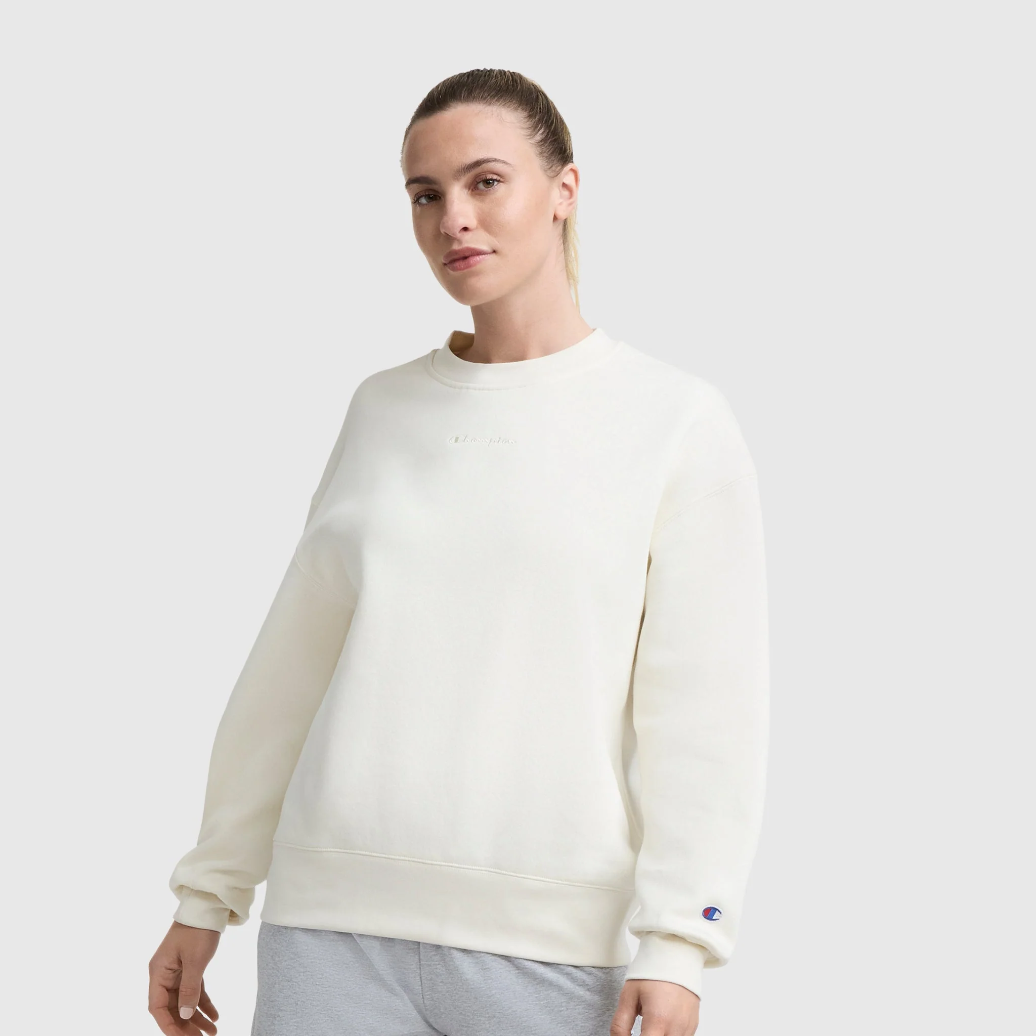 Powerblend Crewneck Sweatshirt, Embroidered Script Logo