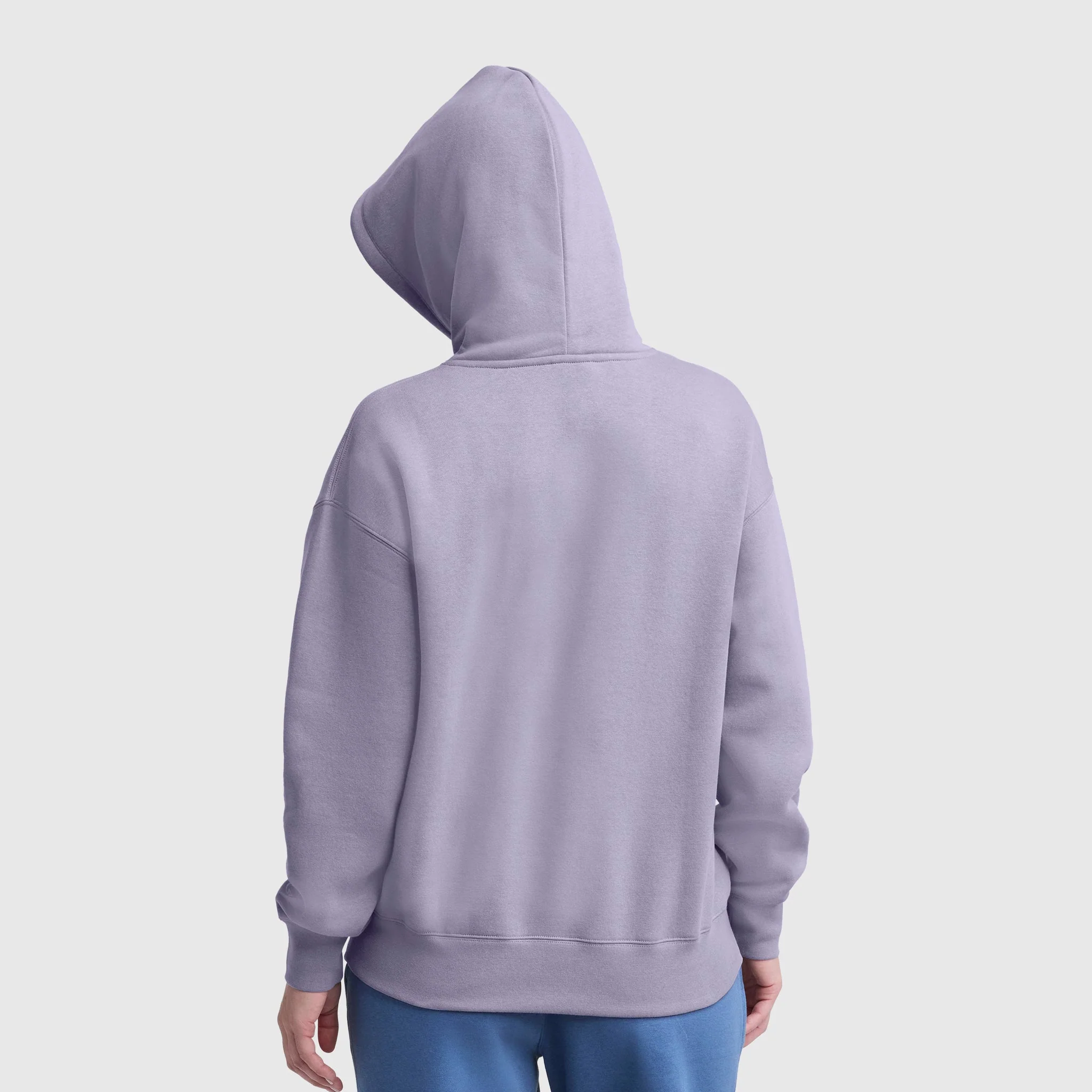 Powerblend Freshman Hoodie, Embroidered Script Logo - Image 3
