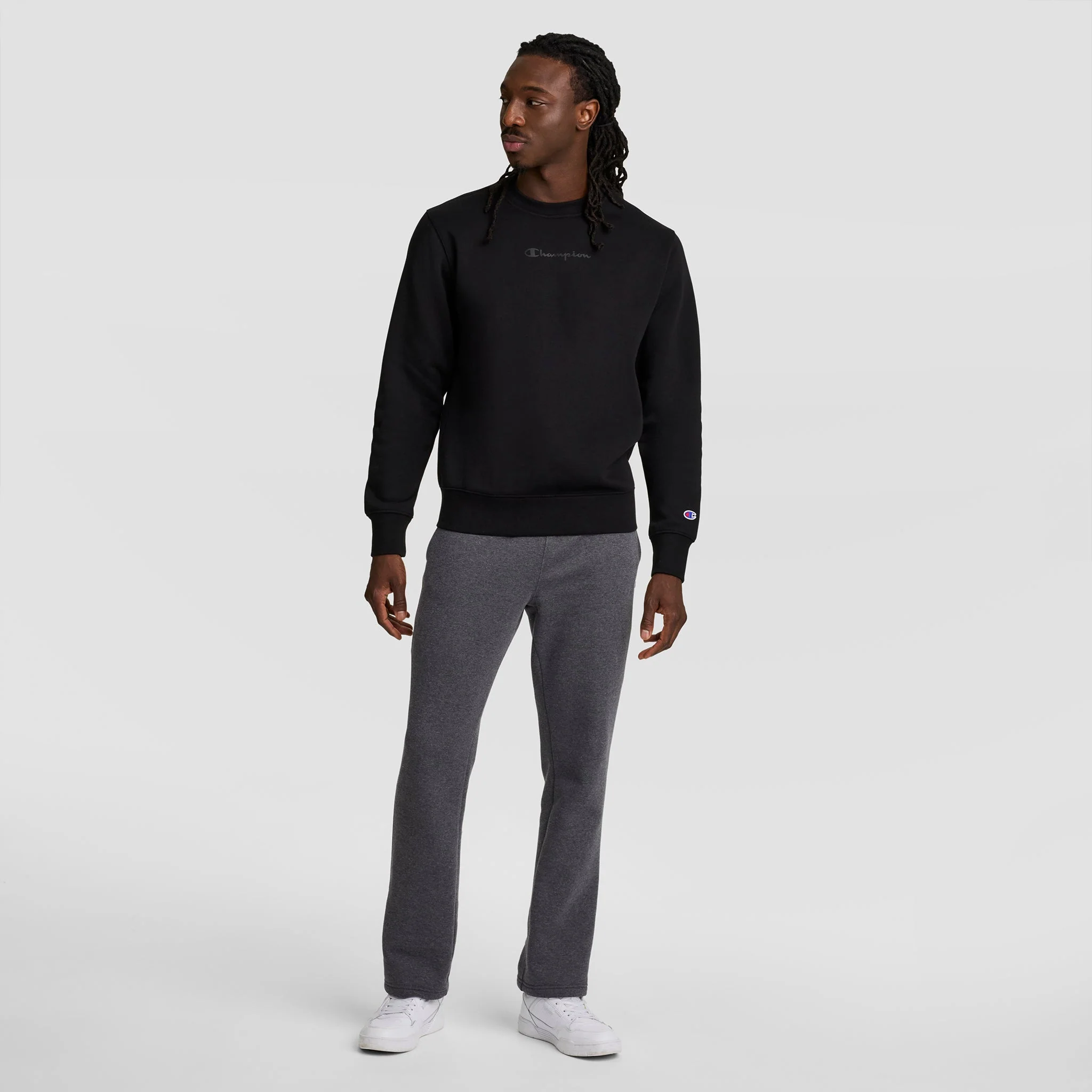 Powerblend Sweatpants, Open Hem, C Logo - Image 5