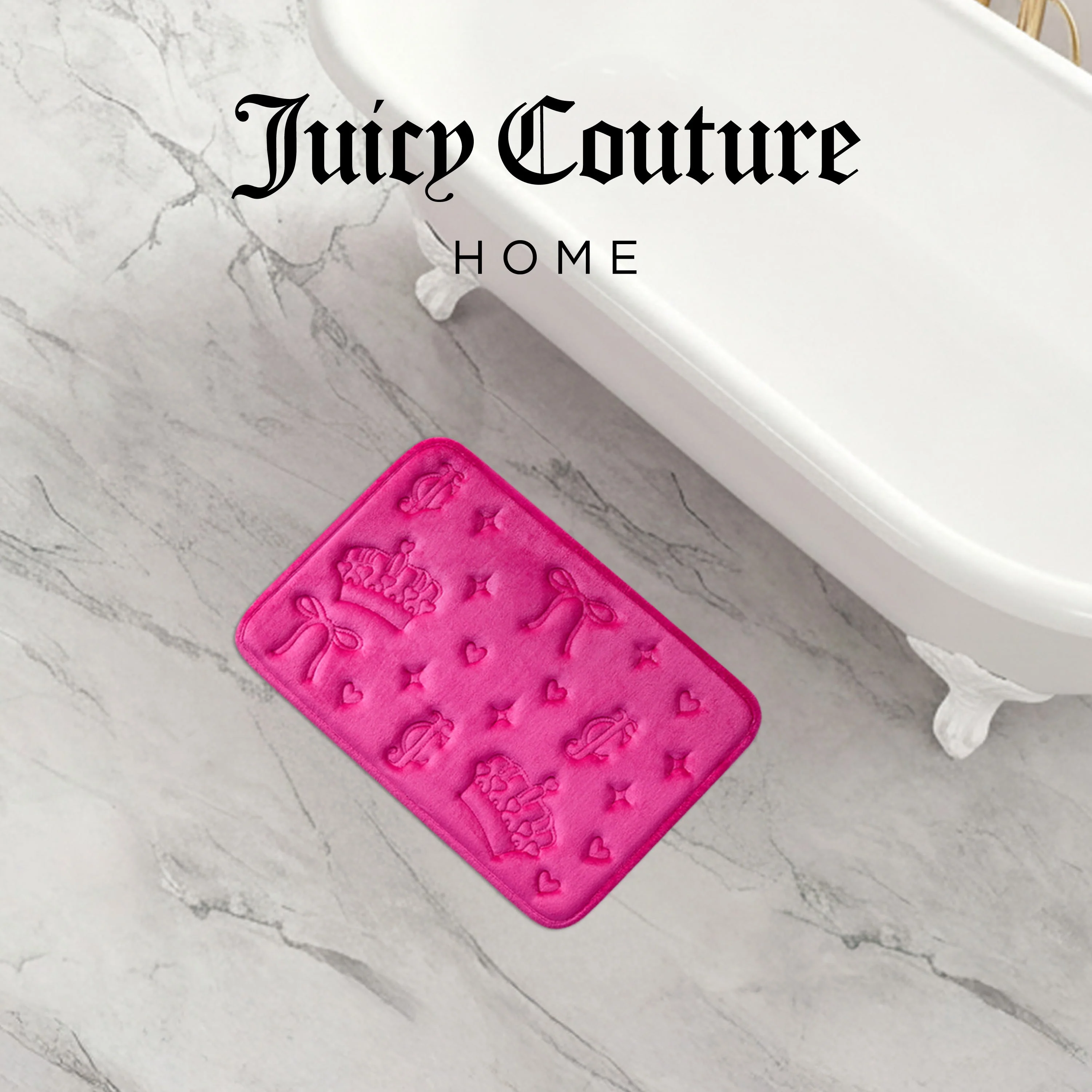 Quilted Memory Foam Bath Mat, 17" x 24" - Image 3