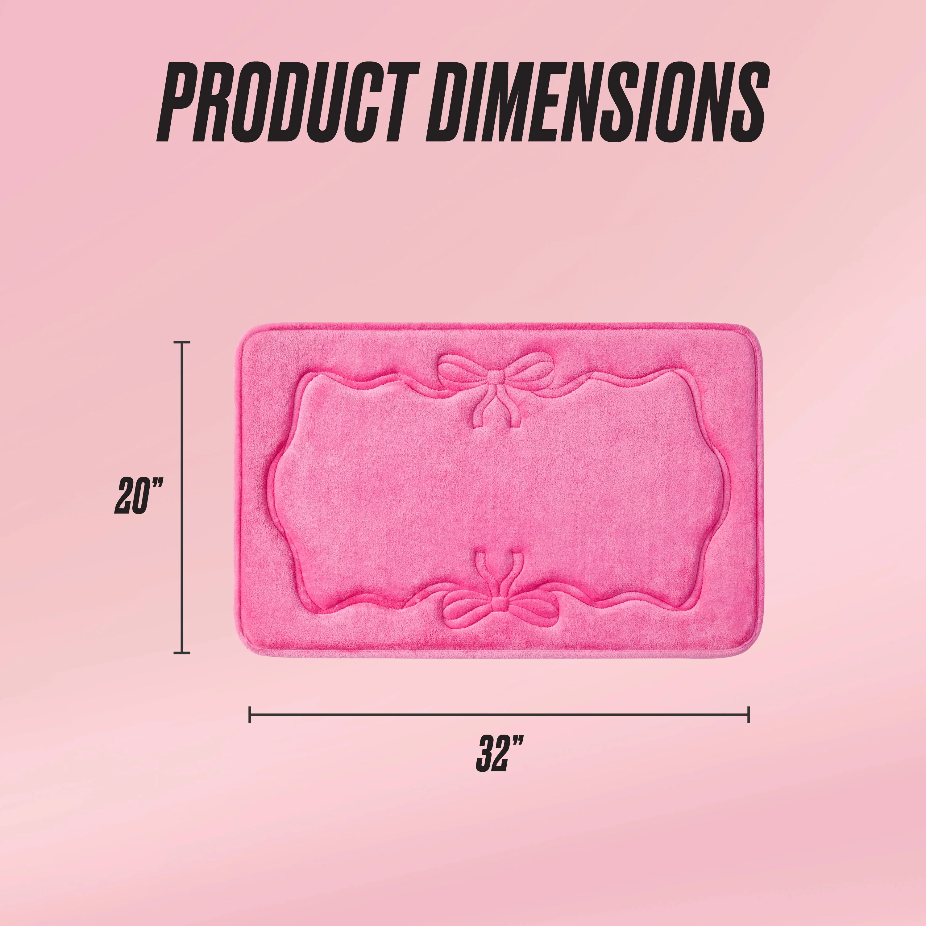 Quilted Memory Foam Bath Mat, 20" x 32" - Image 2