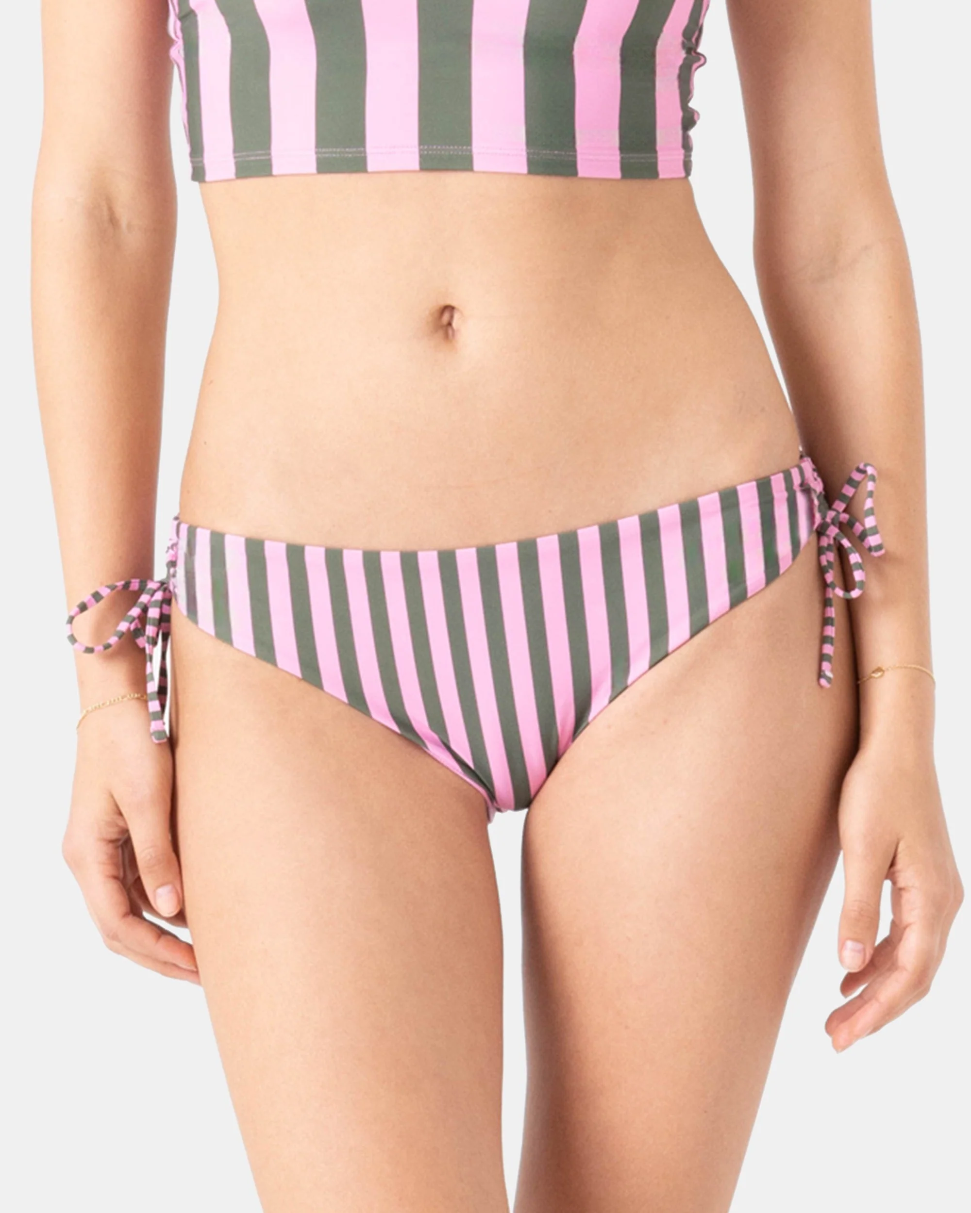 Stripe Out Lace Hipster Full Bikini Bottom - Image 6