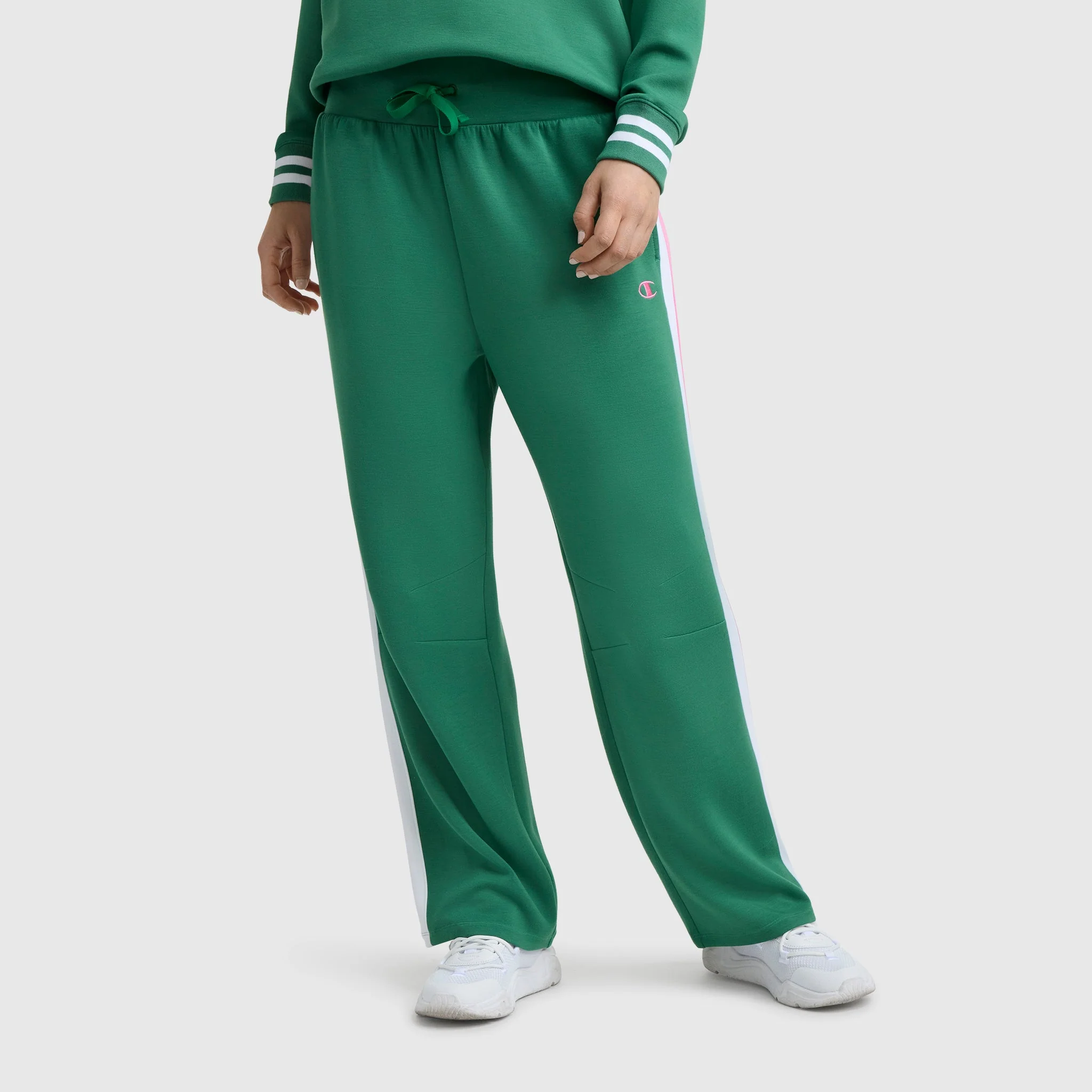 Tennis Court Wide Leg Pant, C Logo